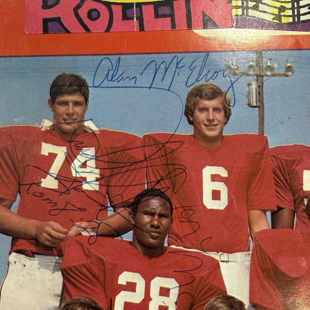 1979 Alabama Crimson Tide Rockin Rollin Program Bryant Denny Signed Team